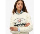 SUPERDRY Sweat ras du cou ample Country Club sur cosmo-lepuy.fr