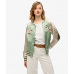 SUPERDRY Bomber brodé Suikajan sur cosmo-lepuy.fr