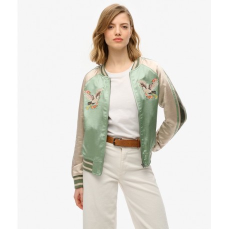 SUPERDRY Bomber brodé Suikajan sur cosmo-lepuy.fr