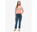 SUPERDRY T-shirt slim à strass Vintage Logo sur cosmo-lepuy.fr
