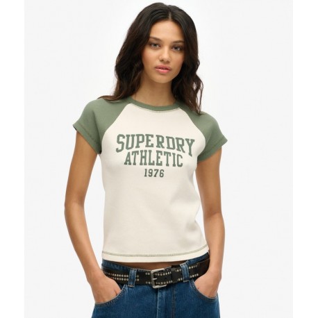 SUPERDRY T-shirt à mancherons raglan Athletic Essentials sur cosmo-lepuy.fr
