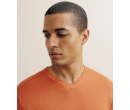 Pull col V manches longues Pull col V manches longues orange foncé IZAC COSMOPOLITE LE PUY EN VELAY 