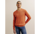 Pull col V manches longues Pull col V manches longues orange foncé IZAC COSMOPOLITE LE PUY EN VELAY 