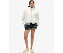SUPERDRY Sweat à capuche zippé en velours Country Club sur cosmo-lepuy.fr