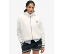 SUPERDRY Sweat à capuche zippé en velours Country Club sur cosmo-lepuy.fr