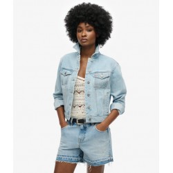 SUPERDRY Veste en jean fantaisie sur cosmo-lepuy.fr
