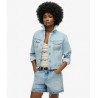 SUPERDRY Veste en jean fantaisie