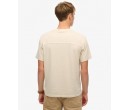 SUPERDRY T-shirt à poche et surpiqûre contrastée sur cosmo-lepuy.fr