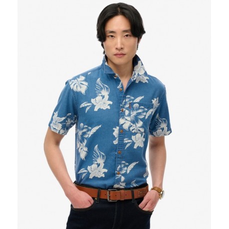 SUPERDRY Chemise à manches courtes Vintage Loom sur cosmo-lepuy.fr