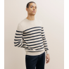 Pull col rond beige izac