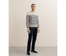 Pull col rond beige izac