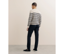 Pull col rond beige izac