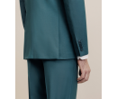 Costume 2 boutons laine majoritaire vert IZAC Cérémonie