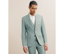 Costume 2 boutons laine majoritaire vert clair IZAC