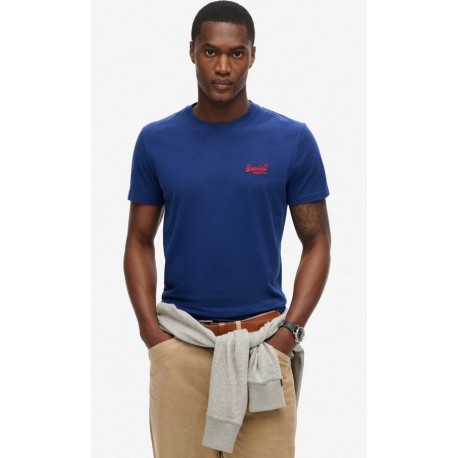 SUPERDRY T-shirt en coton bio à logo Essential sur cosmo-lepuy.fr