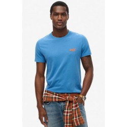 SUPERDRY T-shirt en coton bio à logo Essential sur cosmo-lepuy.fr