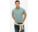 SUPERDRY Polo en piqué classique sur cosmo-lepuy.fr