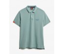 SUPERDRY Polo en piqué classique sur cosmo-lepuy.fr