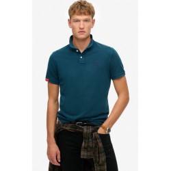 SUPERDRY Polo en piqué classique sur cosmo-lepuy.fr