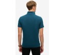 SUPERDRY Polo en piqué classique sur cosmo-lepuy.fr
