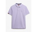 SUPERDRY Polo en piqué classique sur cosmo-lepuy.fr