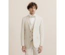 Veste ville 100% lin séparable beige IZAC