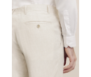 Pantalon 100% lin beige IZAC
