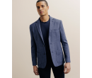 Veste casual 2 boutons bleue IZAC