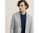 Veste casual à coudières bleue ciel  IZAC