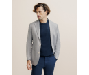 Veste casual à coudières bleue ciel  IZAC