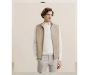 Blouson sans manche beige IZAC COSMOLEPUY
