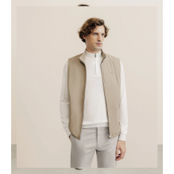 Blouson sans manche beige IZAC COSMOLEPUY