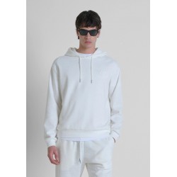 SWEAT-SHIRT REGULAR FIT EN COTON MÉLANGÉ AVEC ÉCUSSON LOGOTYPÉ ANTONY MORATO