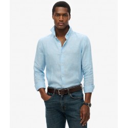 SUPERDRY Chemise brodée en lin Vacation sur cosmo-lepuy.fr