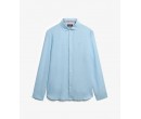 SUPERDRY Chemise brodée en lin Vacation sur cosmo-lepuy.fr