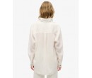 SUPERDRY Chemise boyfriend décontractée en lin sur cosmo-lepuy.fr