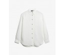 SUPERDRY Chemise boyfriend décontractée en lin sur cosmo-lepuy.fr