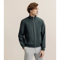 Blouson col montant kaki IZAC