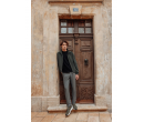 Blouson col montant kaki IZAC