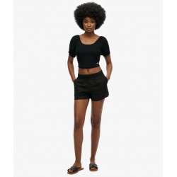 SUPERDRY Short en lin sur cosmo-lepuy.fr