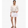 SUPERDRY Short effiloché à taille mi-haute