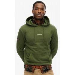SUPERDRY Sweat à capuche uni sur cosmo-lepuy.fr