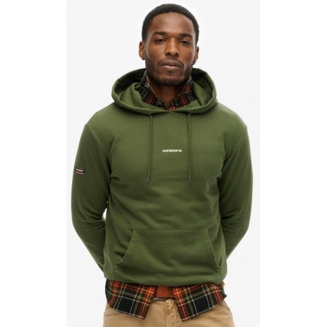 SUPERDRY Sweat à capuche uni sur cosmo-lepuy.fr