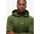 SUPERDRY Sweat à capuche uni sur cosmo-lepuy.fr