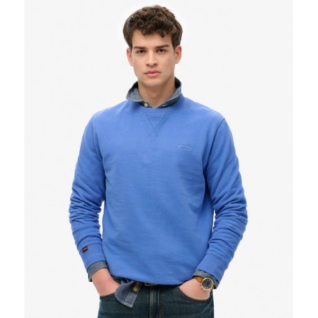 SUPERDRY Sweat ras du cou à logo Essential sur cosmo-lepuy.fr