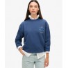 SUPERDRY Sweat ample métallisé Luxe
