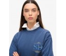 SUPERDRY Sweat ample métallisé Luxe sur cosmo-lepuy.fr