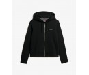 SUPERDRY Sweat à capuche zippé uni sur cosmo-lepuy.fr