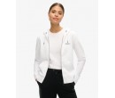 SUPERDRY Sweat à capuche zippé uni