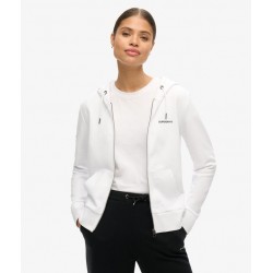 SUPERDRY Sweat à capuche zippé uni